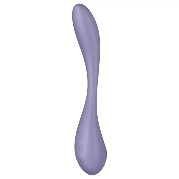 Satisfyer G-spot Flex 5 - вибратор за G-точка с управление чрез приложение (лилав)
