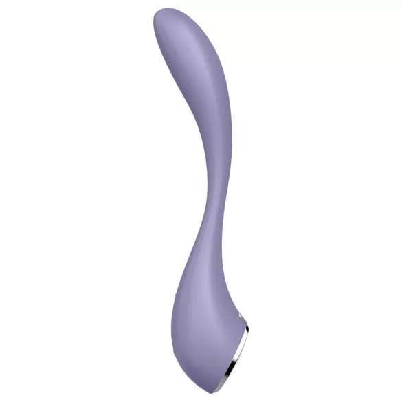 Satisfyer G-spot Flex 5 - вибратор за G-точка с управление чрез приложение (лилав)