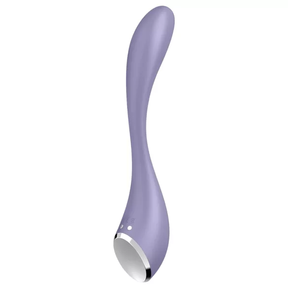 Satisfyer G-spot Flex 5 - вибратор за G-точка с управление чрез приложение (лилав)