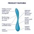 Satifyer G-spot Flex 5 - Интелигентен G-точков вибратор (зелен)