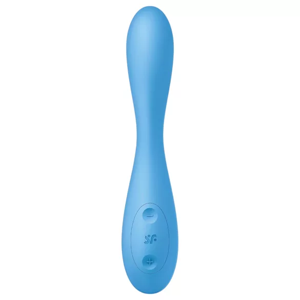 Satisfyer G-spot Flex 4 - вибратор за G-точка с управление чрез приложение (тюркоаз)