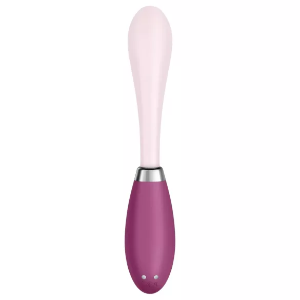 Satisfyer - вибратор за G-точка с акумулатор - розово-червен G-Spot Flex 3