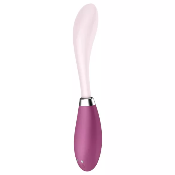 Satisfyer - вибратор за G-точка с акумулатор - розово-червен G-Spot Flex 3