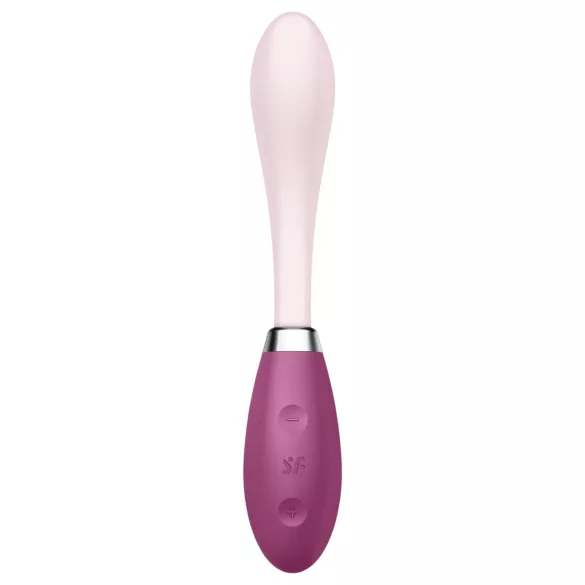 Satisfyer - вибратор за G-точка с акумулатор - розово-червен G-Spot Flex 3