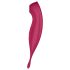 Satisfyer Twirling Pro - интелигентен 2в1 клитор стимулатор (червен)