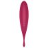 Satisfyer Twirling Pro - интелигентен 2в1 клитор стимулатор (червен)