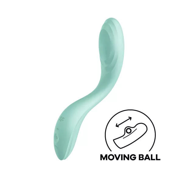 Satisfyer Rrrolling - вибратор за G-точка с подвижни топчета - мента