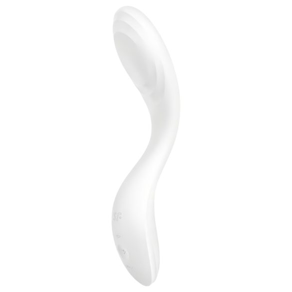 Satisfyer Rrrolling - вибратор за G-точка с движещи се топчета (бял)