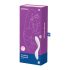 Satisfyer Rrrolling - вибратор за G-точка с движещи се топчета (бял)