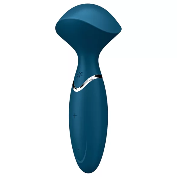 Satisfyer Mini Wand-er - вибратор масажор водоустойчив - син