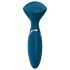 Satisfyer Mini Wand-er - водоустойчив масажен вибратор (син)