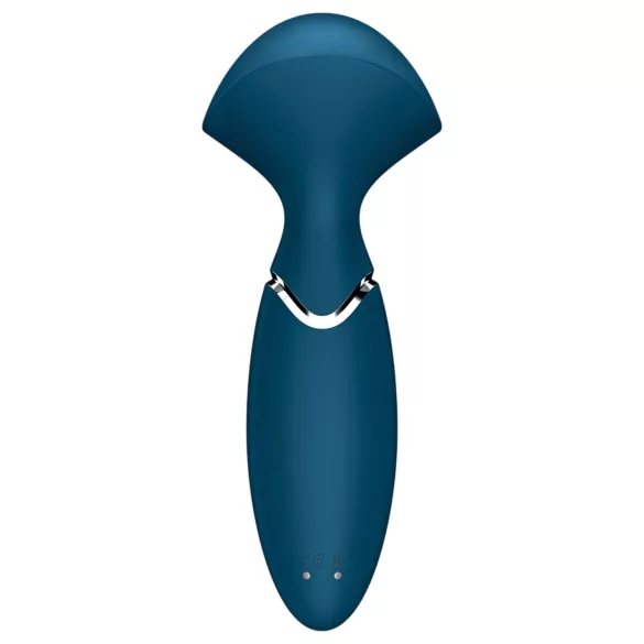 Satisfyer Mini Wand-er - вибратор масажор водоустойчив - син