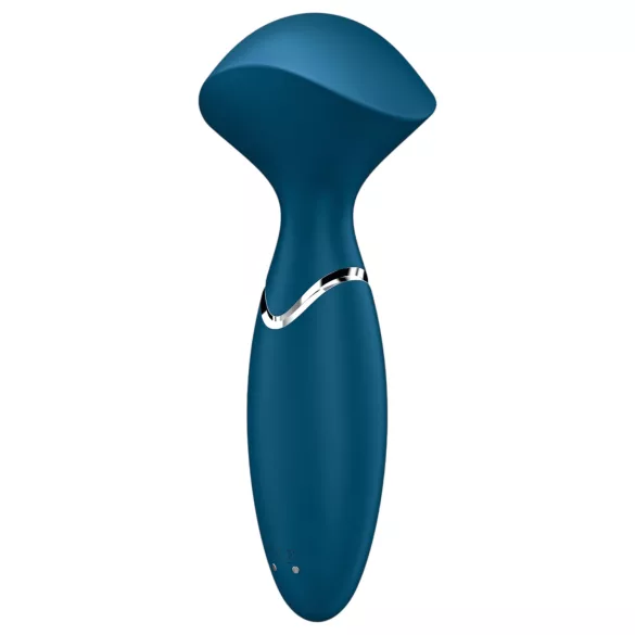 Satisfyer Mini Wand-er - вибратор масажор водоустойчив - син