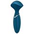Satisfyer Mini Wand-er - водоустойчив масажен вибратор (син)