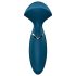 Satisfyer Mini Wand-er - водоустойчив масажен вибратор (син)
