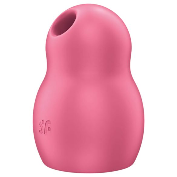 Satisfyer Pro To Go 1 - акумулаторен, въздушен клиторен стимулатор (червен)