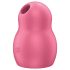 Satisfyer Pro To Go 1 - акумулаторен, въздушен клиторен стимулатор (червен)