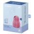 Satisfyer Pro To Go 1 - акумулаторен, въздушен клиторен стимулатор (червен)