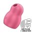 Satisfyer Pro To Go 1 - акумулаторен, въздушен клиторен стимулатор (червен)