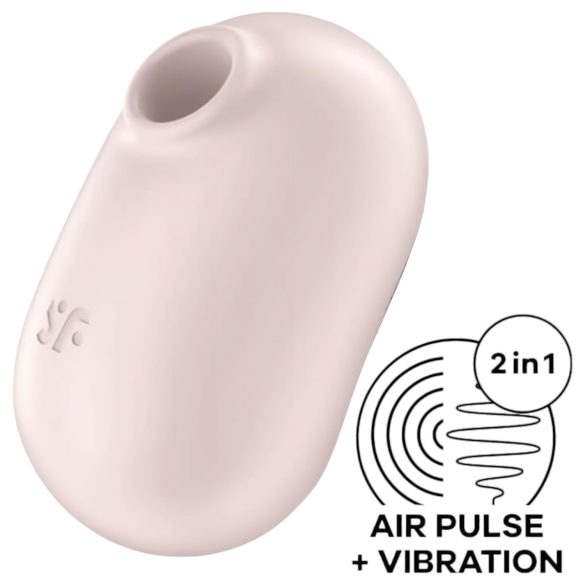 Satisfyer Pro To Go 2 - Въздушен клиторален стимулатор (бежов)