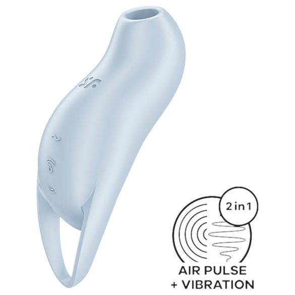 Satisfyer Pocket Pro 1 – Въздушен клиторен стимулатор (син)