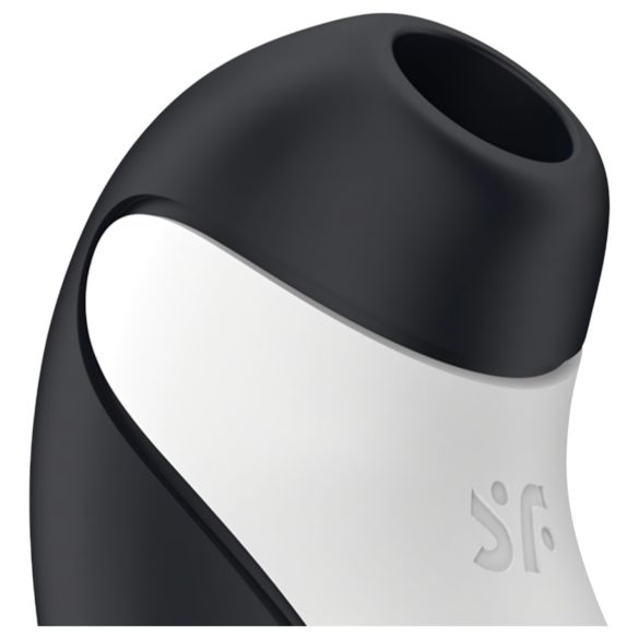 Satisfyer Orca - водоустойчив клитор стимулатор с въздушни вълни - черно-бял