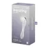 Satisfyer Dazzling Crystal 1 - двустранно стъклено дилдо - прозрачно