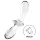 Satisfyer Double Crystal - двустранно стъклено дилдо - прозрачно