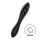 Satisfyer Dazzling Crystal 1 - двоен стъклен вибратор (черен)