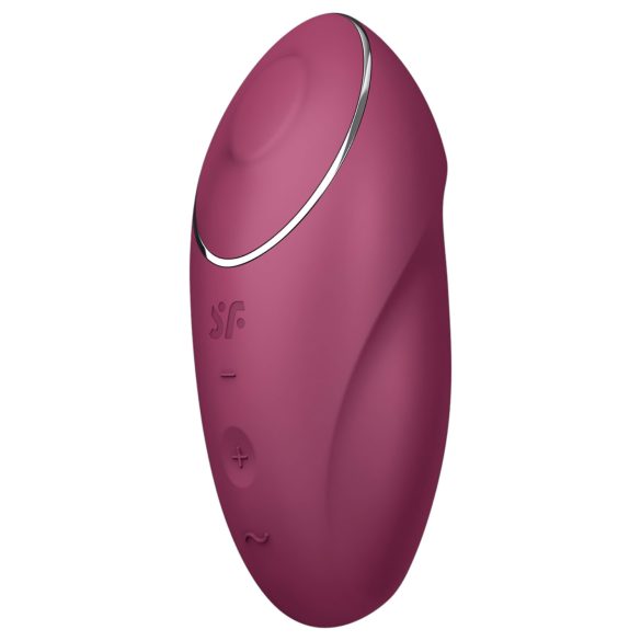 Satisfyer Tap & Climax 1 - 2 в 1 вибратор и клитор стимулиращ (червен)