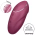 Satisfyer Tap & Climax 1 - вибратор и клитор стимулатор 2в1 - червен