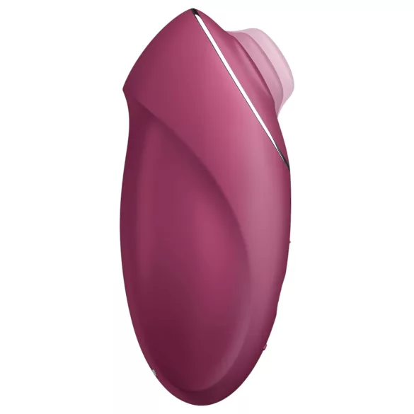 Satisfyer Tap & Climax 1 - вибратор и клитор стимулатор 2в1 - червен