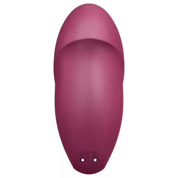 Satisfyer Tap & Climax 1 - вибратор и клитор стимулатор 2в1 - червен