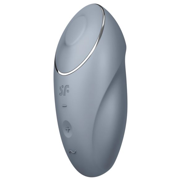 Satisfyer Tap & Climax 1 - 2 в 1 клиторен вибратор (сиво)