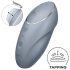 Satisfyer Tap & Climax 1 - 2 в 1 клиторен вибратор (сиво)