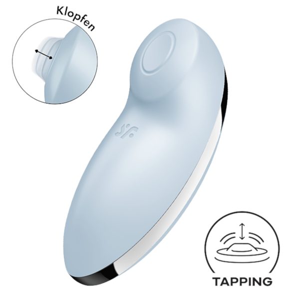Satisfyer Tap & Climax 2 - 2в1 клиторстимулатор и вибратор (син)