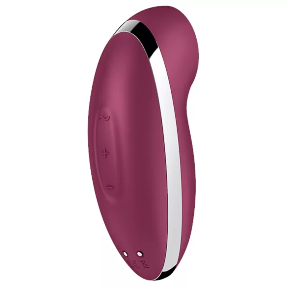 Satisfyer Tap & Climax 2 - 2-в-1 клиторстимулатор и вибратор (червен)