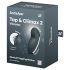 Satisfyer Tap & Climax 2 - 2в1 клиторен вибратор (сив)
