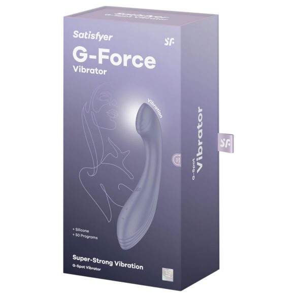 Satisfyer G-Force - вибратор за G-точка - акумулаторен, водоустойчив, лилав