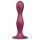 Satisfyer Double Ball-R - дилдо с вендуза и тежести - червен