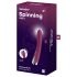 Satisfyer Spinning Vibe 1 - вибратор за G-точка с въртяща глава - червен
