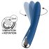 Satisfyer Spinning Vibe 1 - въртящо се G-точково вибраторче (синьо)