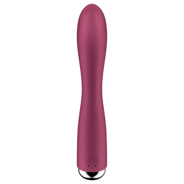Satisfyer Spinning Rabbit 1 - вибратор за клитор с въртящо се рамо - червен