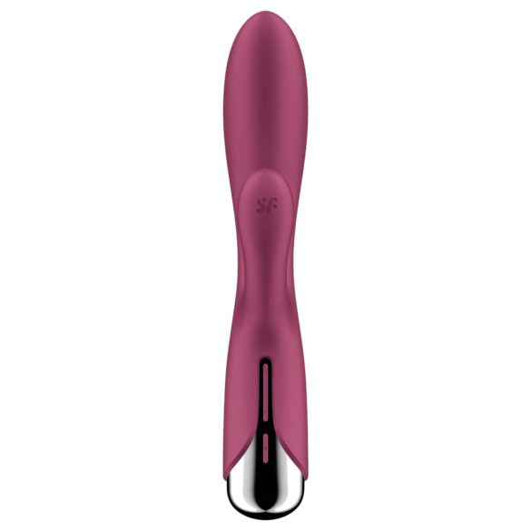 Satisfyer Spinning Rabbit 1 - вибратор за клитор с въртящо се рамо - червен