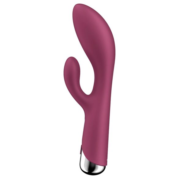 Satisfyer Spinning Rabbit 1 - вибратор за клитор с въртящо се рамо - червен