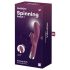Satisfyer Spinning Rabbit 1 - вибратор за клитор с въртящо се рамо - червен