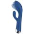 Satisfyer Spinning Rabbit 1 - въртящ се вибратор със заешки накрайник (син)