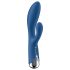 Satisfyer Spinning Rabbit 1 - въртящ се вибратор със заешки накрайник (син)