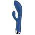 Satisfyer Spinning Rabbit 1 - въртящ се вибратор със заешки накрайник (син)