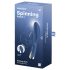 Satisfyer Spinning Rabbit 1 - въртящ се вибратор със заешки накрайник (син)